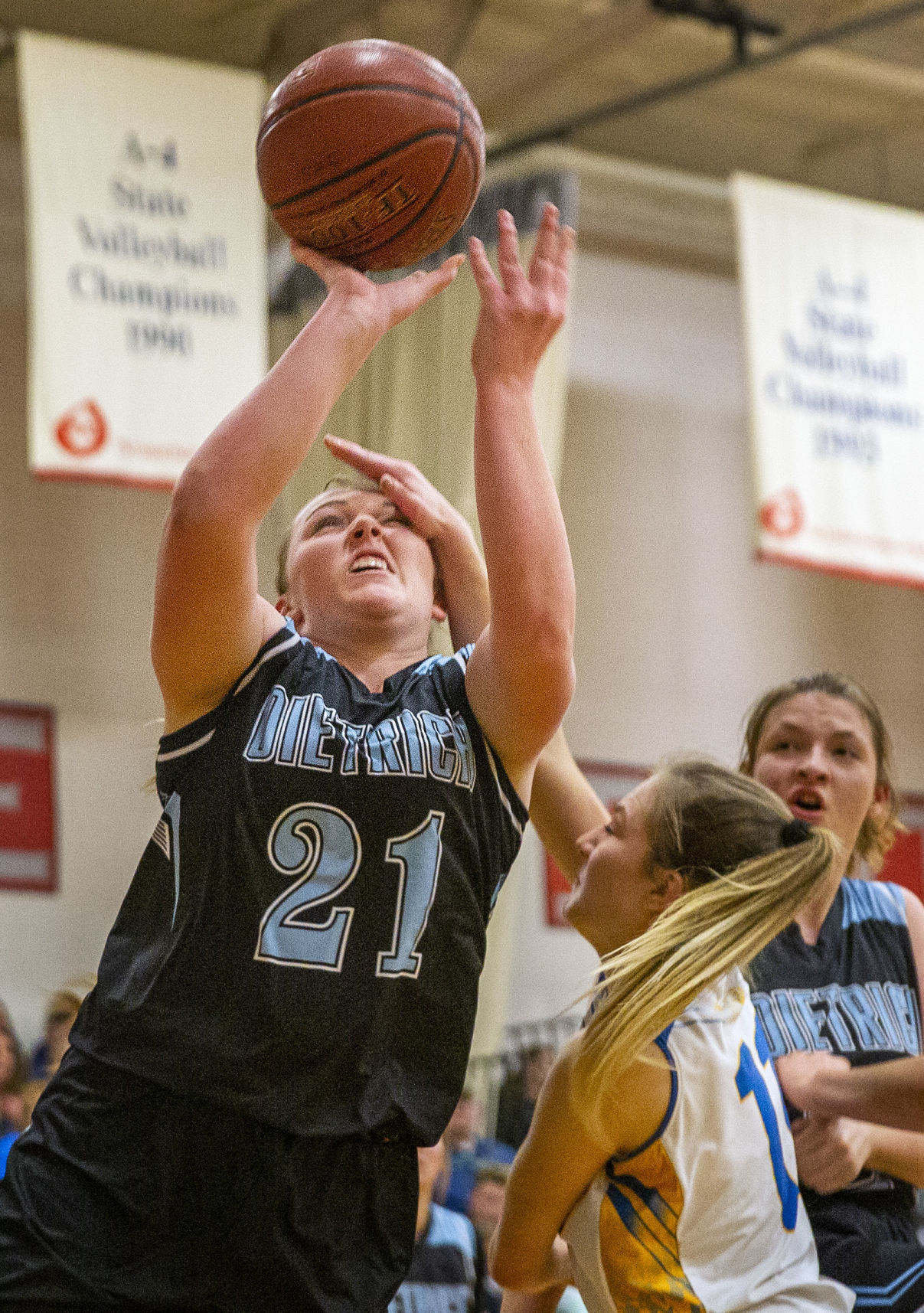 Carey vs Dietrich girls basketball